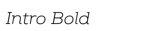 Intro bold caps font free download